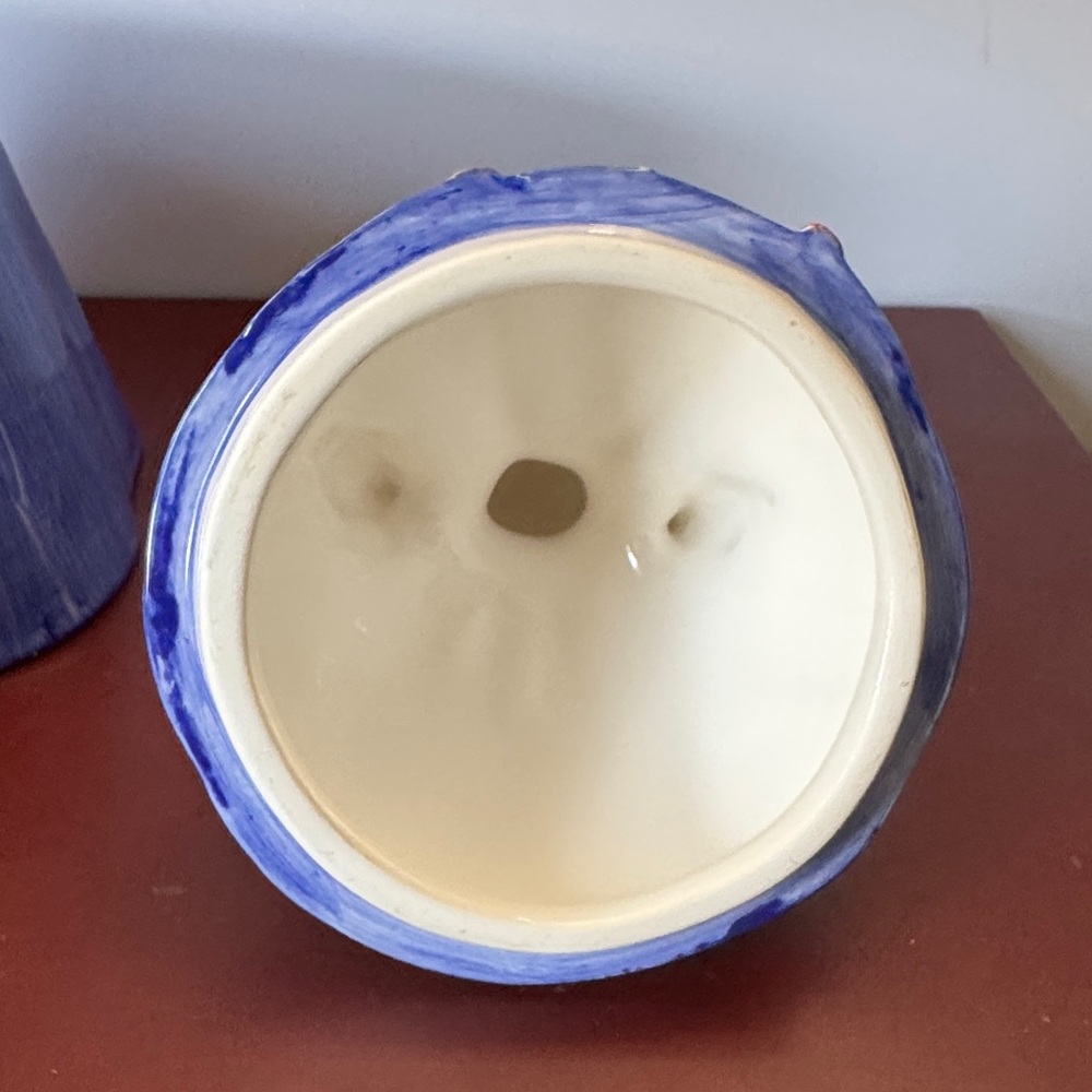 Rare Vintage Biscuit Jars Ala Mode Victorian Dress Form Mannequin Vanity Jar - Picture 8 of 11